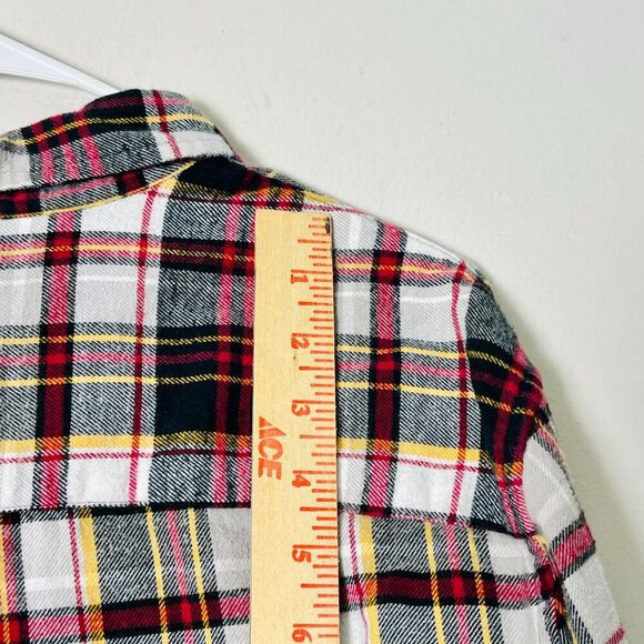 Chaps Flannel Shirt Men's Large Red Plaid Button Down Long Sleeve Performance - Picture 5 of 14
